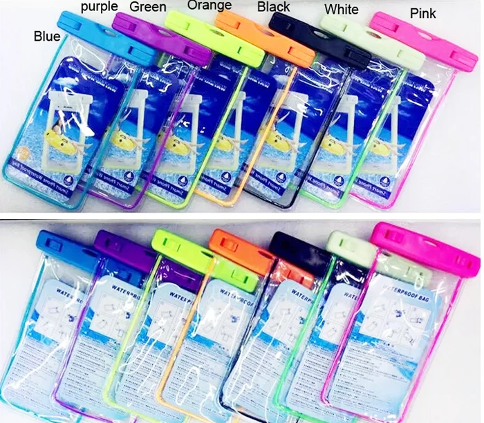 Водонепроницаемый плавательный мобильный телефон чехлы чехол для сенсорного