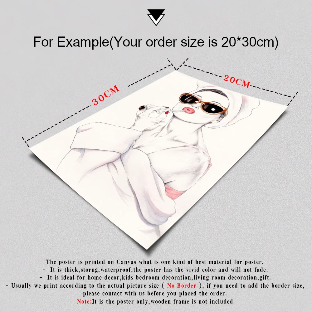 Картина на холсте Одри Хепберн постер с цитатами из розового золота