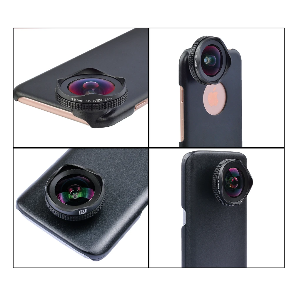 APEXEL 4K HD широкоугольный объектив круговой поляризационный фильтр Стандартный