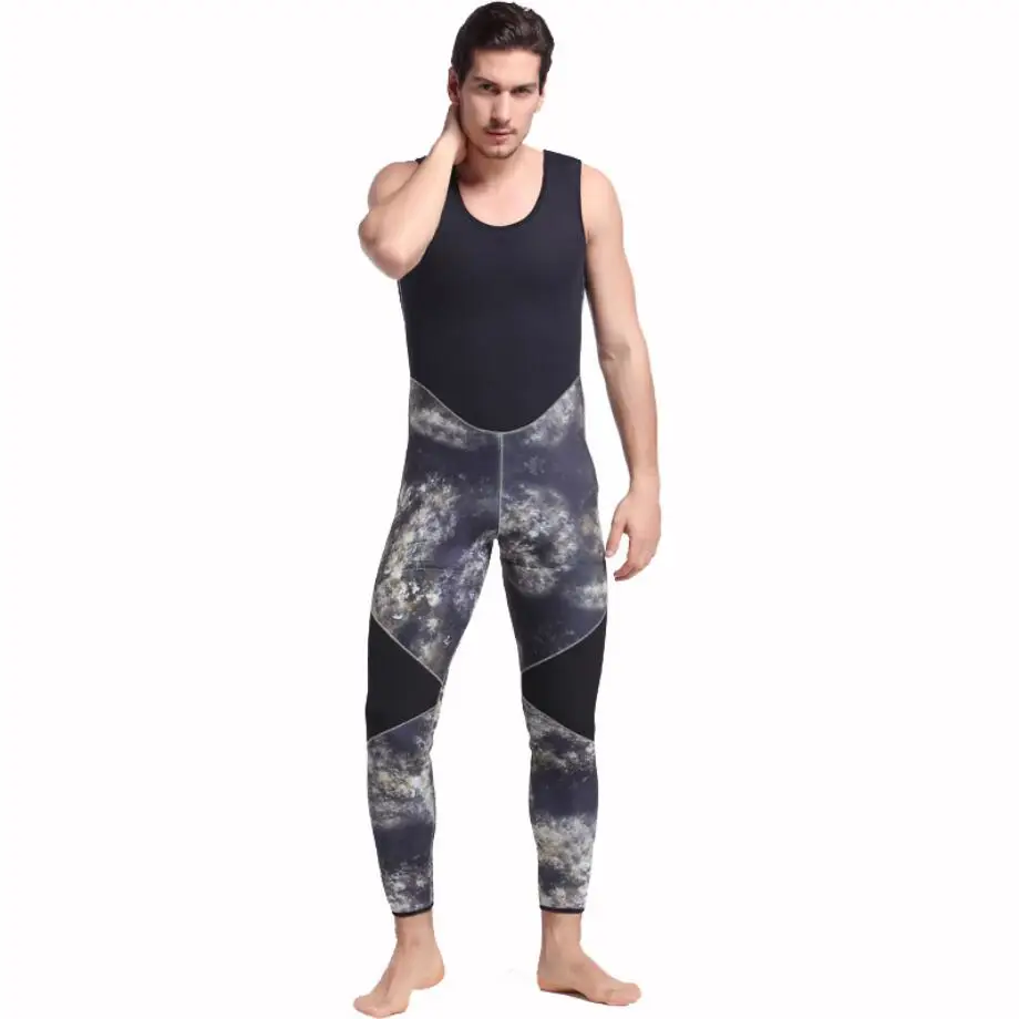 Зимний теплый неопреновый Гидрокостюмы 5 мм камуфляжные гидрокостюмы для