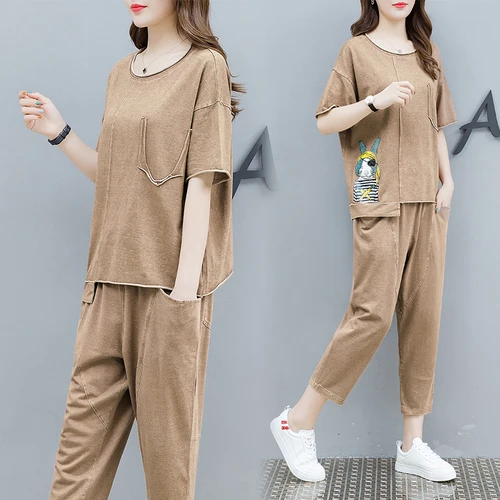 

Large Big Size 2 Piece Set Women Tracksuit Casual Women's Tracksuits Ensemble Femme Survetement Hoodies+pants Set Clothes