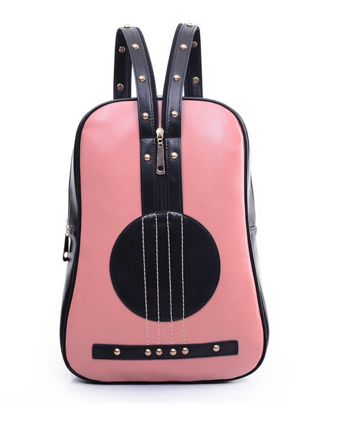 10 шт./лот Ретро Винтаж скрипки форма путешествия рюкзак из искусственной кожи