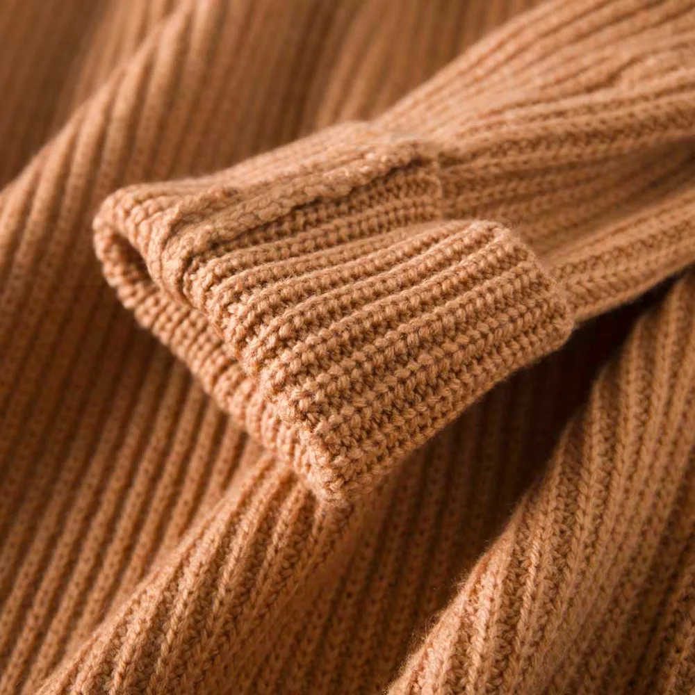 Winter Dresses Women 2018 Spring High-End Pure Cashmere Turtleneck 1X1 Cable Knited Soft Fluffy Casual Vestido de Festa | Женская одежда