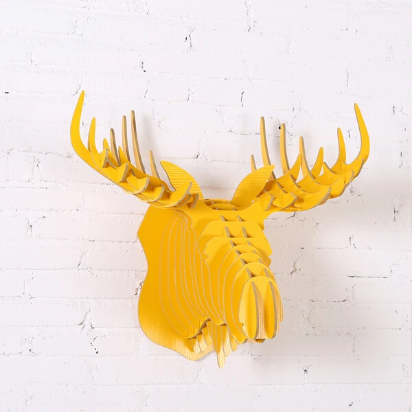 Украшение для дома деревянная голова животных лося домашняя мебель гобелены