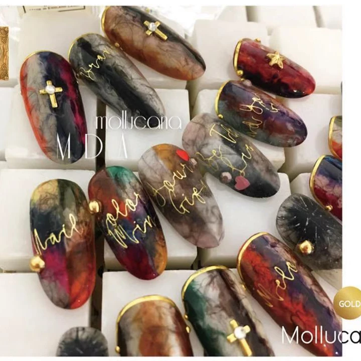 CA-202-203 стикеры 3d на ногти nail art Наклейки Шаблон diy украшения для ногтей | Красота и