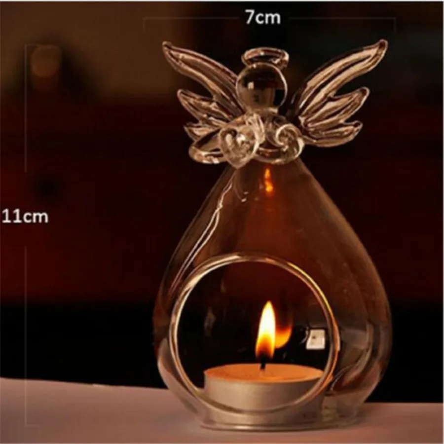 Подвесной чайный держатель для свечи HOT Angel Glass-Crystal | Дом и сад