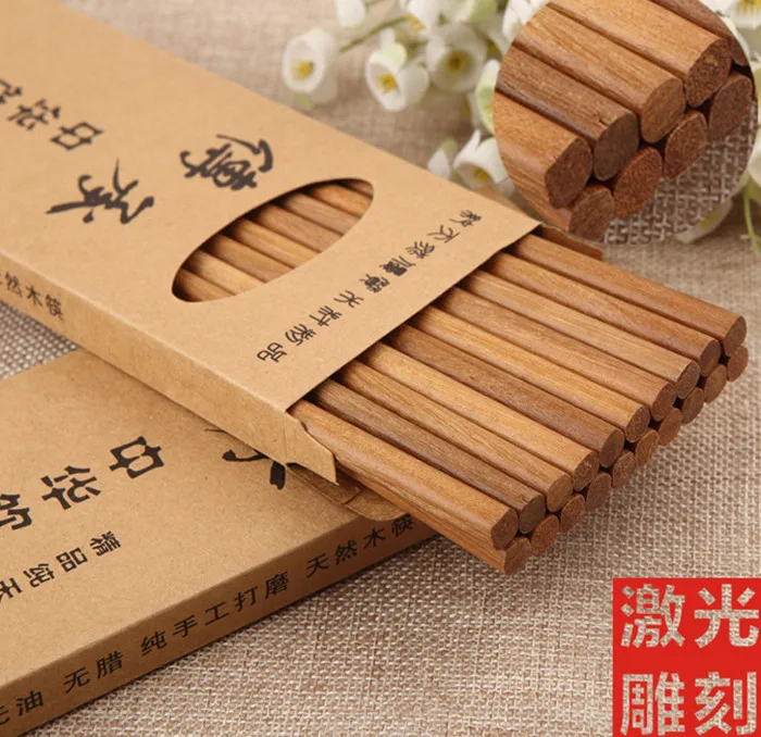 10 пар японские деревянные бамбуковые палочки для еды | Дом и сад
