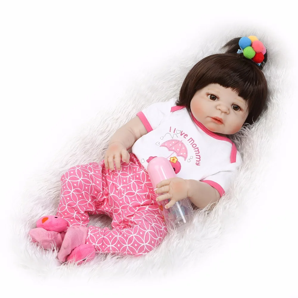 NPK 22 &quotпрекрасный полный Силиконовый симулятор новорожденных девочек bebe boneca