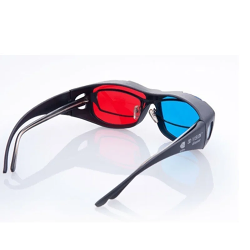 2018 новые модные красные синие 3D очки Anaglyph Framed Vision для игры Стерео фильм объемные
