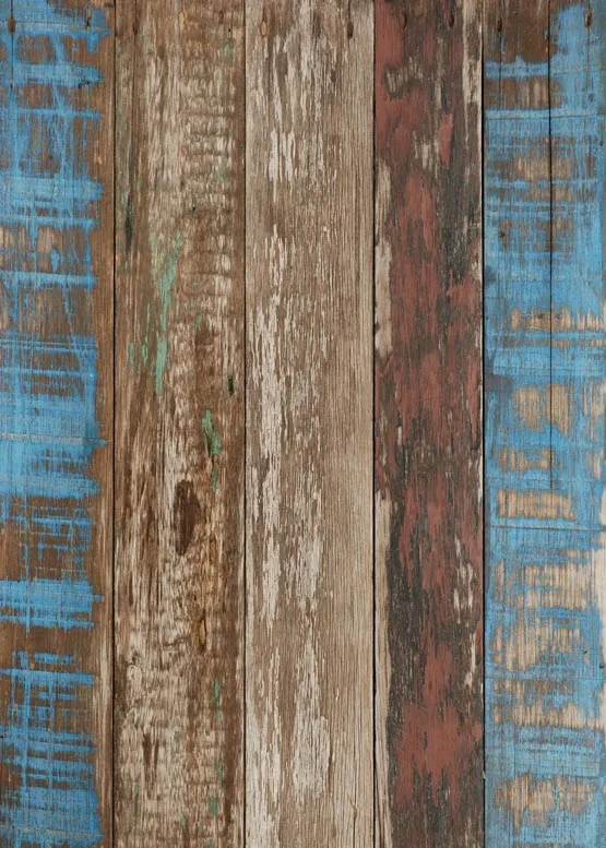 Фотофон для фотосъемки с изображением гранж деревянной доски винтажный фон