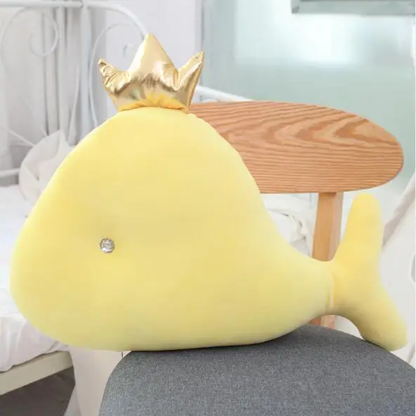 55 см Корона Дельфин плюшевая игрушка милый КИТ Ragdoll Подушка Мягкая пуховая