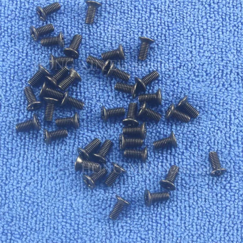 50 шт. М3 Mini Micro маленький черный из углеродистой стали крестообразный плоский с