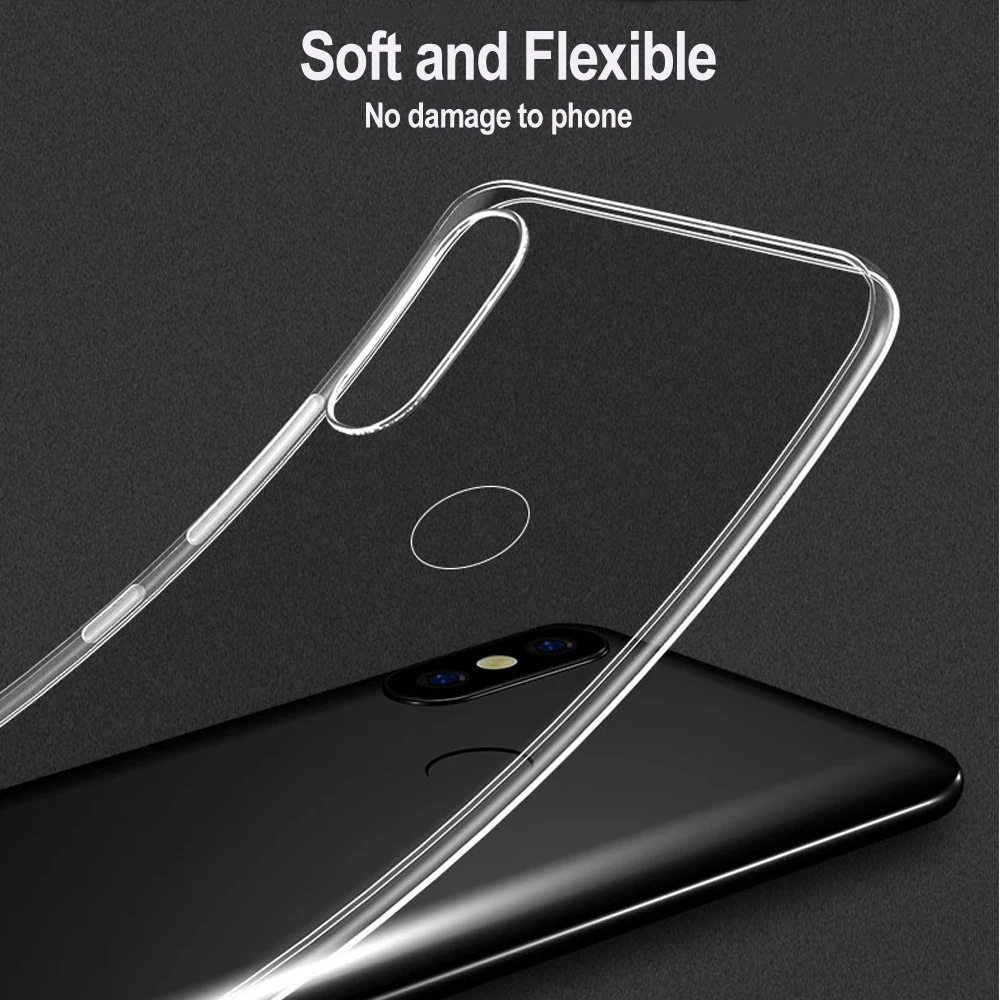 CASEIER Phone Case For Xiaomi Mi 5 Mi5 6 A1 Ultra Thin Soft TPU Redmi 4X Note 4 3s Funda Capinha |