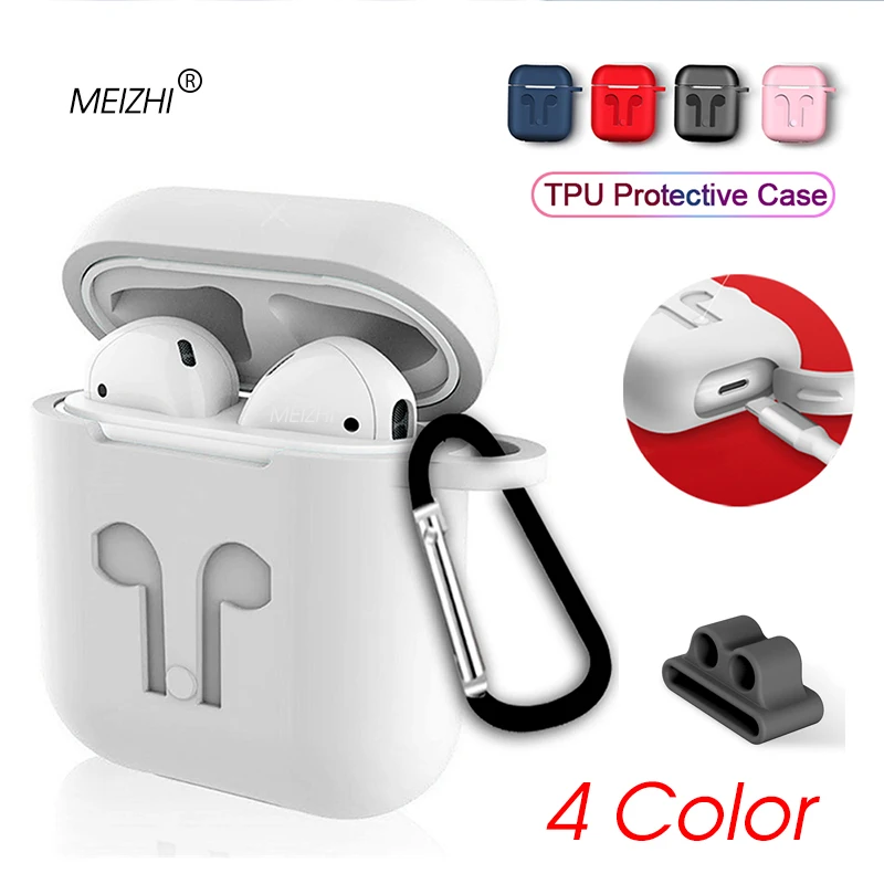 Мягкий силиконовый чехол для Airpods Air Pods противоударный защитный наушников iphone i12