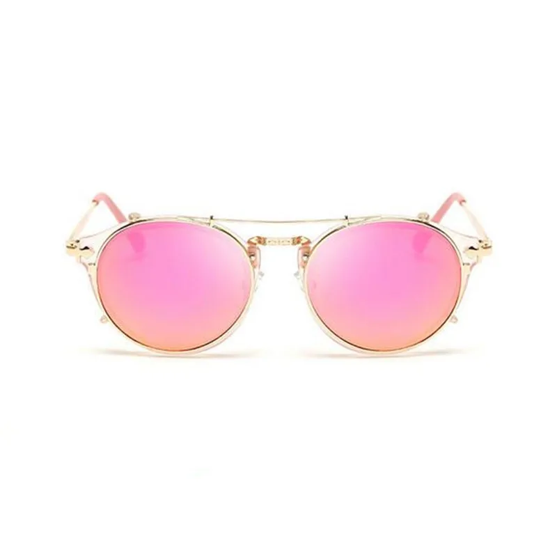 Kesmall Лето Солнцезащитные очки для женщин Для человек Винтаж стимпанк Защита от