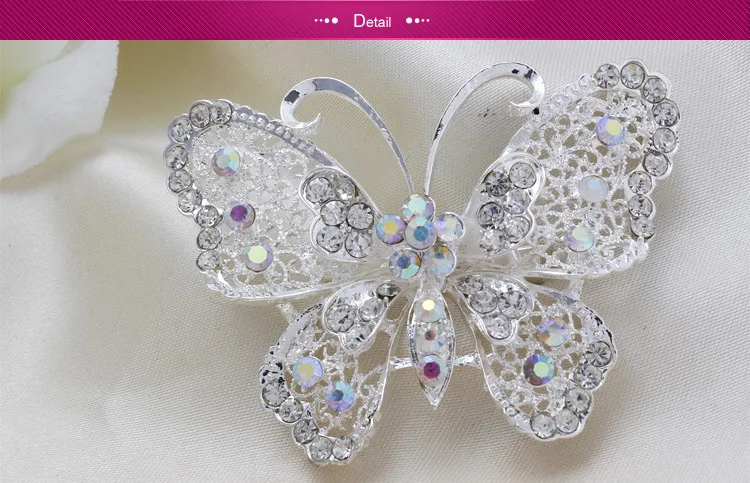 Новинка 2018 популярная брошь в виде букета ювелирные изделия свадебная бабочки