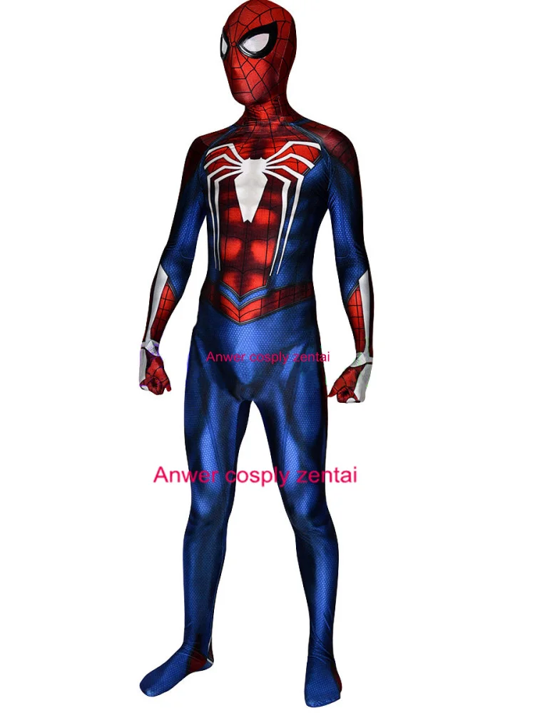 Новая PS4 бессонница костюм Человека паука 3D принт спандекс игры Spidey Костюм Fullbody