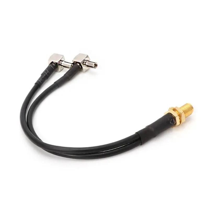 НОВЫЙ Y-образный SMA разъем к 2 x TS9 Штекерный разделитель комбинированный ОТРЕЗОК