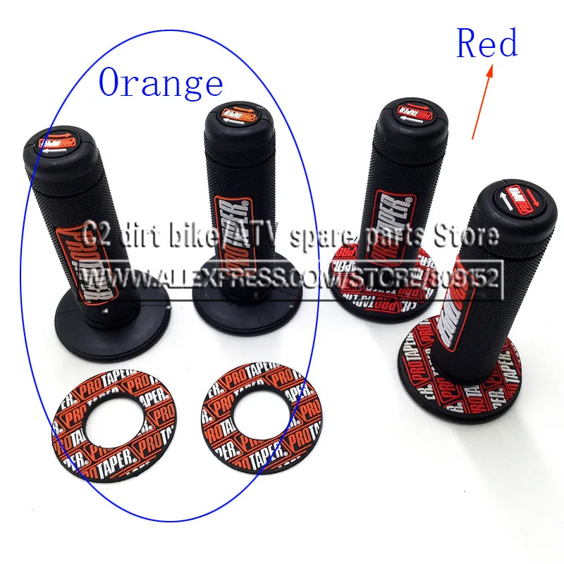 Новинка, оранжевая ручка, Pro taper, для мотоцикла, высокое качество, Protaper, Dirt Pit Bike, для мотокросса, 7/8 дюймов, руль, для рук, KTM