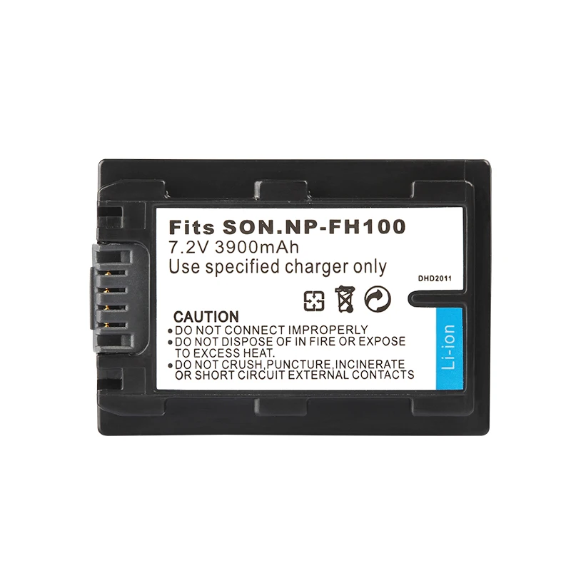 Dinto 3900 мА/ч NP FH100 NPFH100 Перезаряжаемые цифровой Камера Батарея для Sony DCR SR42E SR12E FH70 FH60