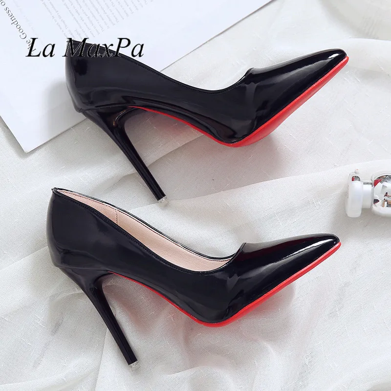 Женские сексуальные туфли лодочки на высоком каблуке 10 см с острым носком