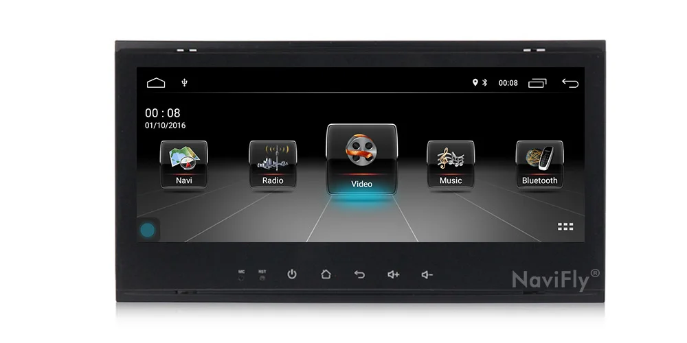 NaviFly 8,8 дюймов 2G+ 32G Android 9,1 Автомобильный мультимедийный плеер для VW/Volkswagen/Touareg 2004-2011 Canbus Wifi FM радио USB DVR gps