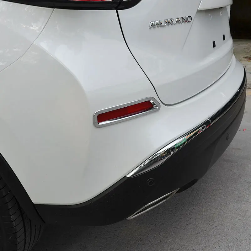 Для Nissan Murano,,,, аксессуары для автомобиля, Стайлинг, АБС пластик, задний противотуманный Абажур, накладка