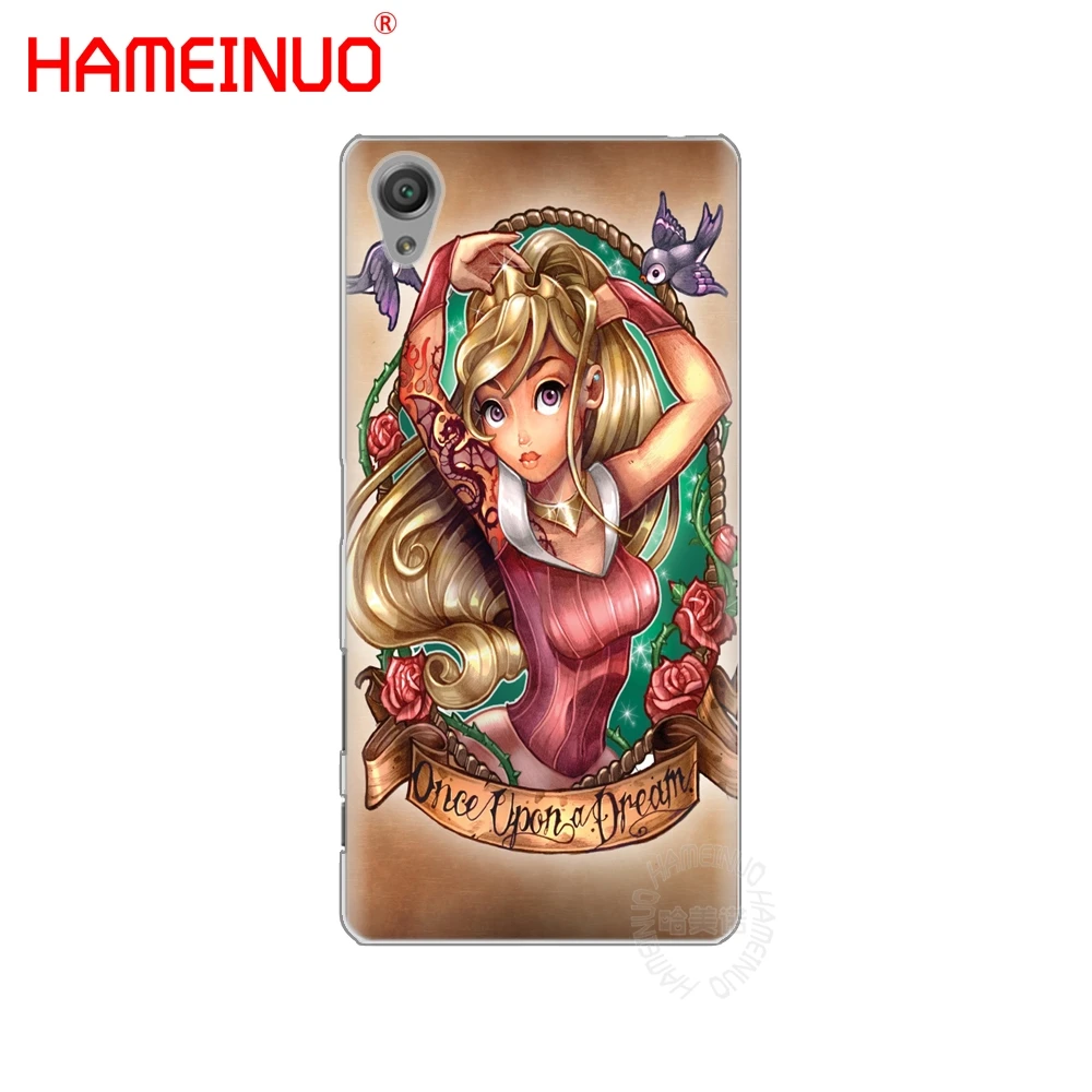 HAMEINUO принцесса мультфильм чехол для телефона для sony xperia C6 XA1 XA2 XA ULTRA X XP L1 L2 X XZ1 compact XR/XZ PREMIUM