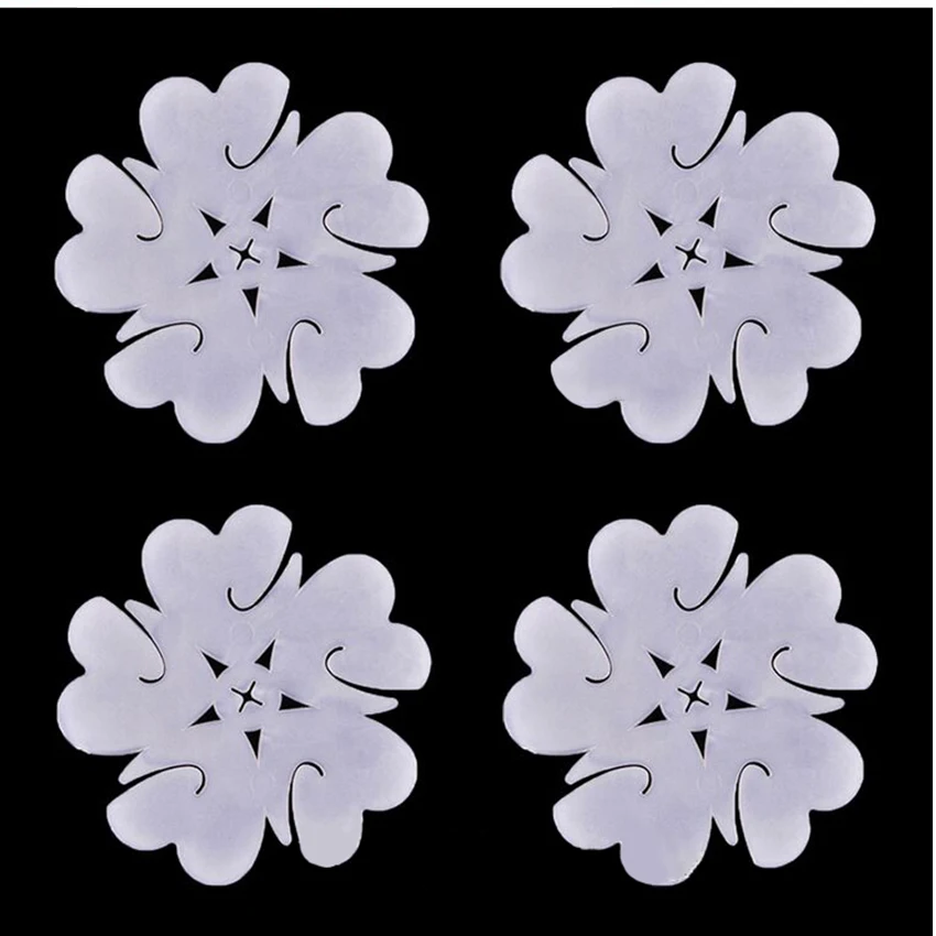 5 шт./лот клипов для воздушных шаров в форме цветка, практические аксессуары для декорирования свадеб, дней рождения - сливовый цвет.