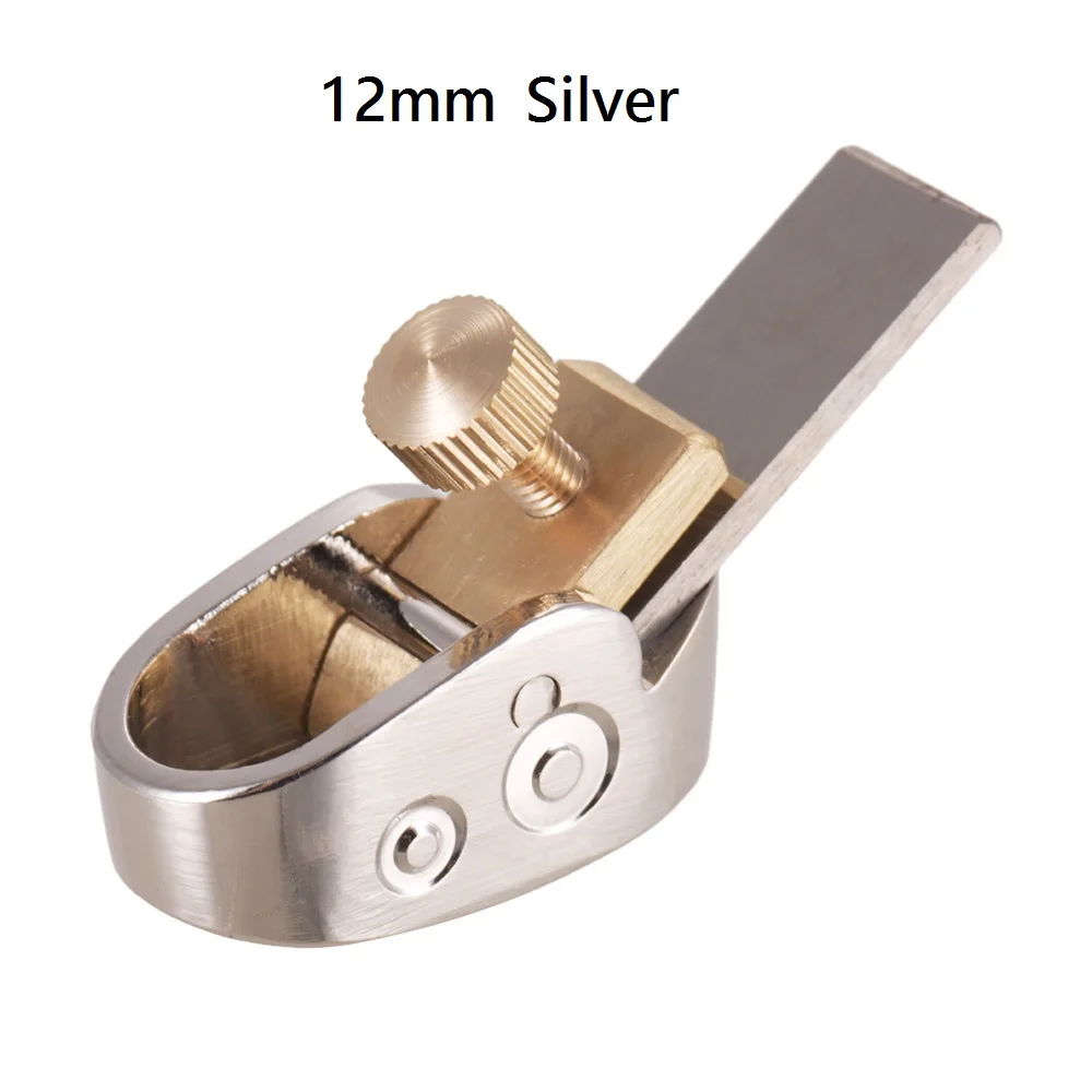 12mm Silver 15 мм деревообрабатывающий перст рубанок резак из нержавеющей стали lutier набор инструментов для DIY скрипки альт виолончель Деревянный инструмент - Цвет: 12mm Silver