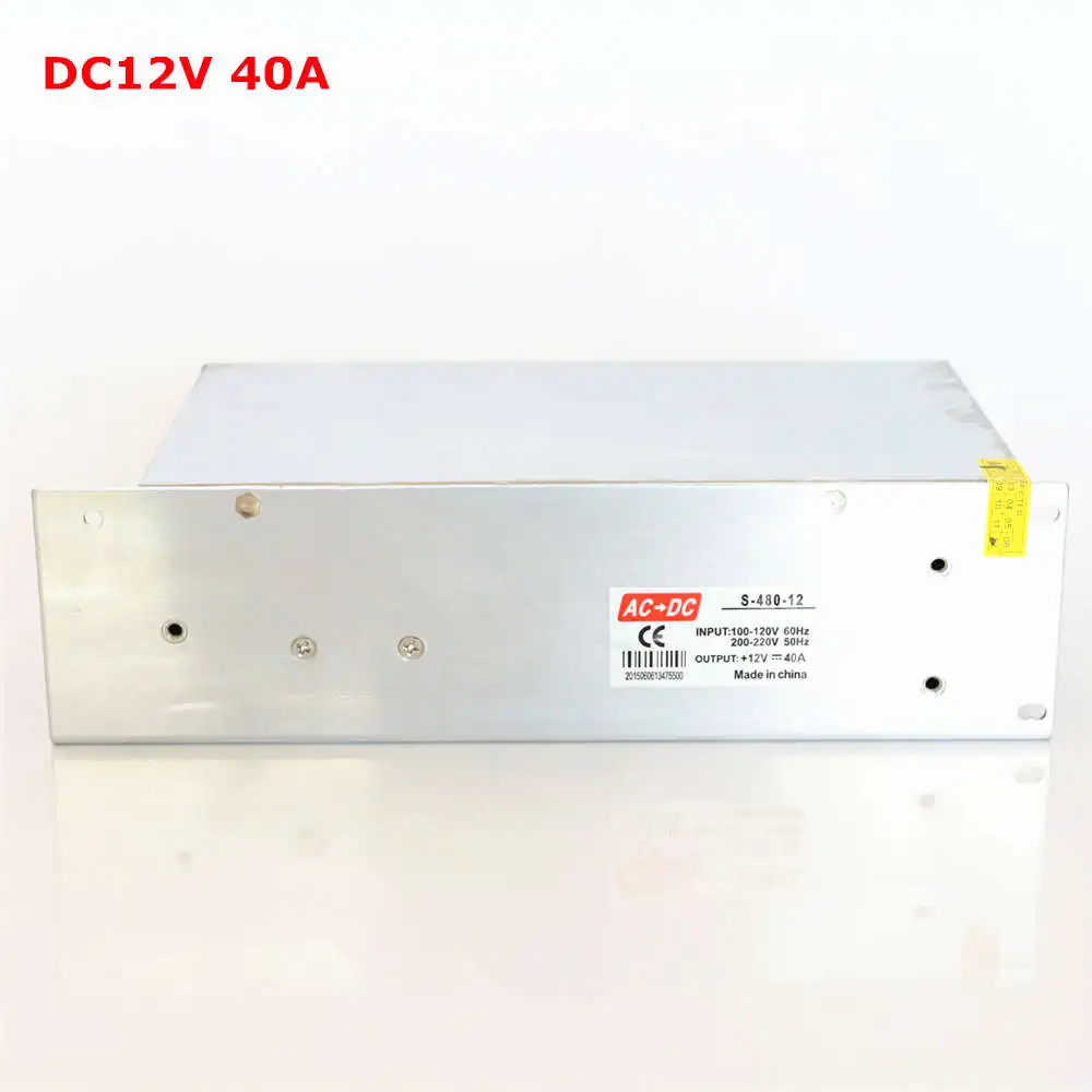 

ASMTLED AC100-240V to DC12V 1A 2A 3A 5A 10A 20A 30A 40A LED Driver 12W 24W 36W 60W 120W 240W 360W 480W LED Strip Power Supply
