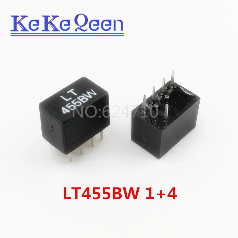 10 шт./лот новый оригинальный LT455BW LT 455BW 455B 1 + 4 5Pin DIP 5 455 кГц керамический фильтр для