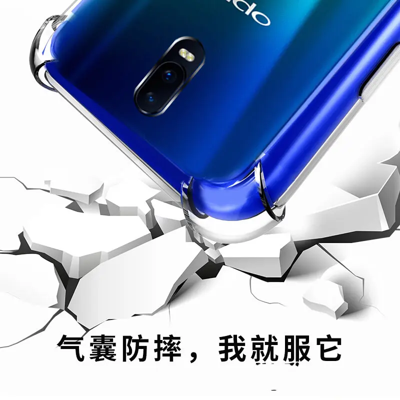 Противоударный чехол-бампер для OPPO Reno 10x Zoom F11 AX7 R17 R15 Pro A9 RX17 Neo AX5 чехол с воздушной