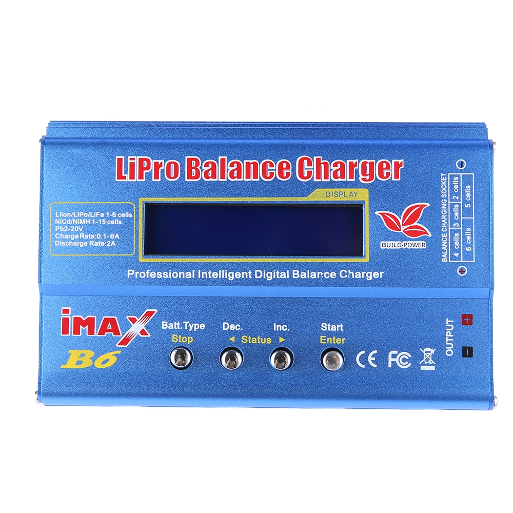 100% Фирменная Новинка iMAX B6 Lipro NiMh литий-ионный Ni-Cd RC Батарея баланс цифровой