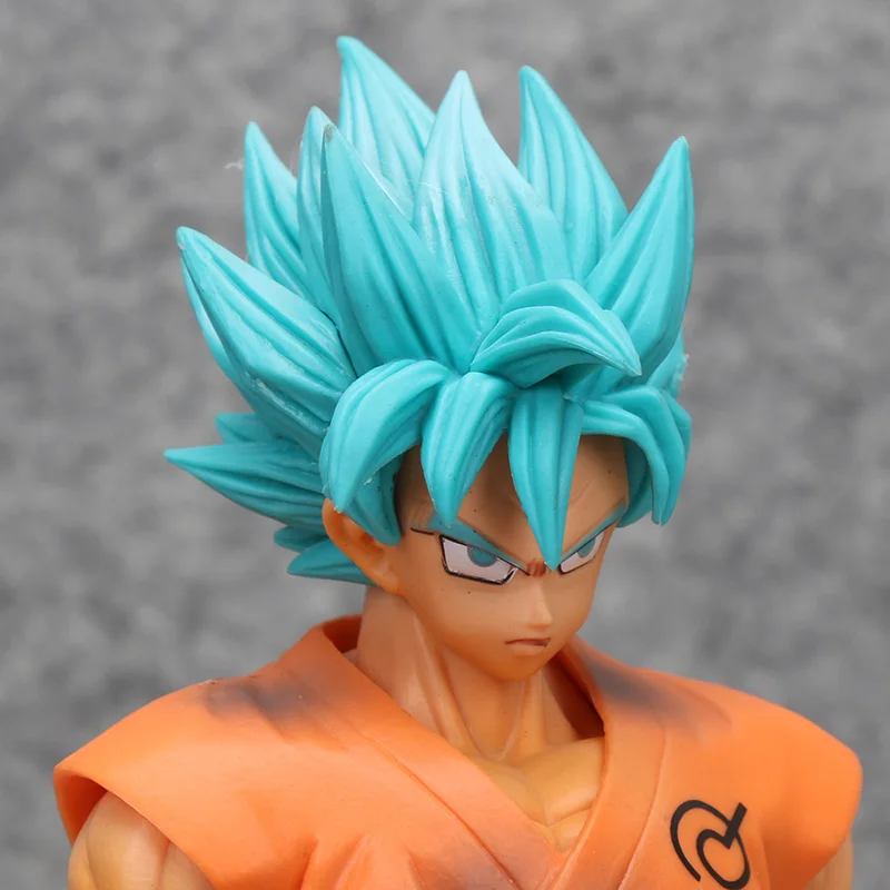 MSP Dragon Ball Z Goku фигурка игрушка Супер Саян Бог красный синий волос Сон Гоку аниме «драгонболл» Коллекционная модель игрушки куклы figuas