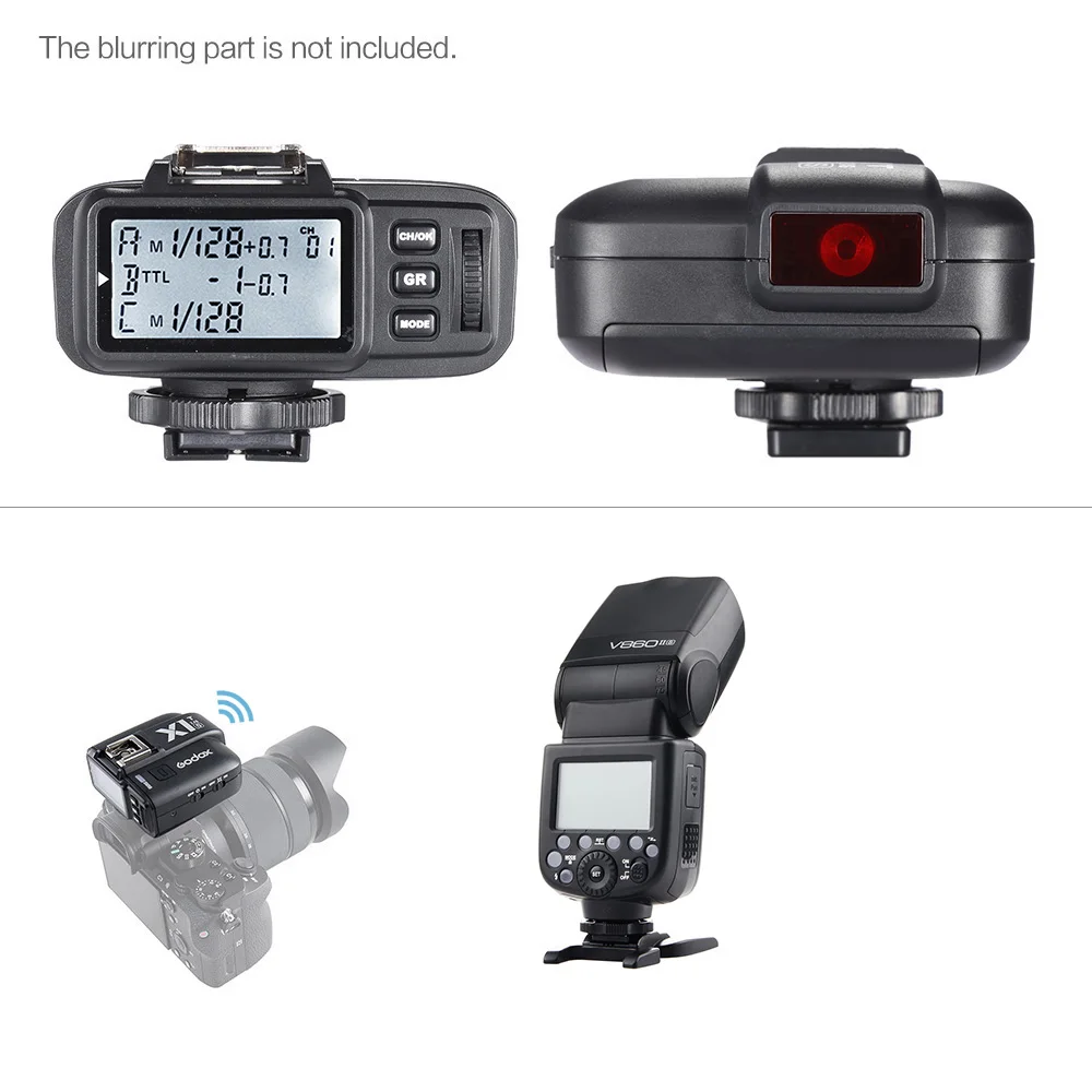

Original Godox V860II-S V860II TTL HSS II 1/8000s 2.4G Flash & X1T-S Transmitter for Sony