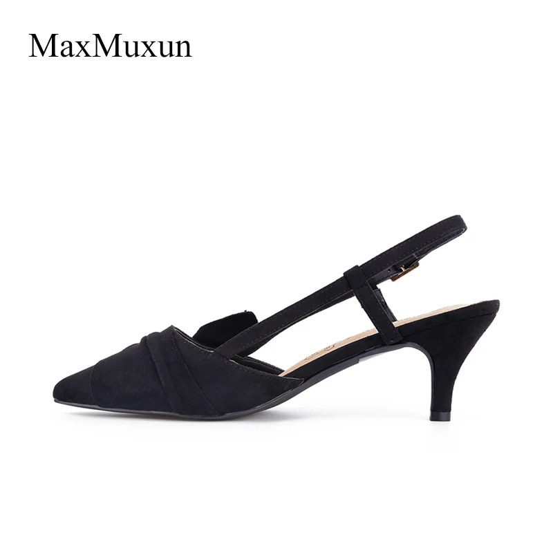 MaxMuxun/Женская обувь Модельные туфли лодочки на каблуке средней высоты с петлей