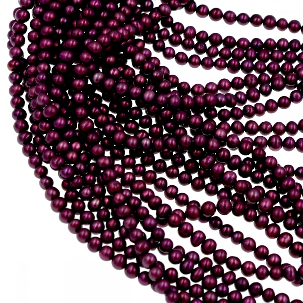 Натуральные бусины 5 6 мм из пресноводного жемчуга|freshwater pearl beads|pearl beadsbead strands |