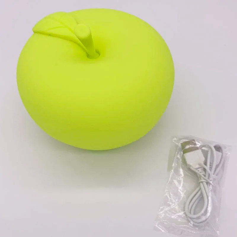 Детский светодиодный ночник с usb зарядкой силикагель многоцветная Лампа