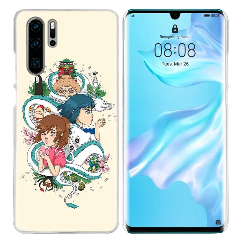Чехол Studio Ghibli Spirited Totoro для huawei P20 P30 P Smart Nova 4 3i P10 P9 P8 mate 10 20 lite Pro Mini жесткий чехол для телефона