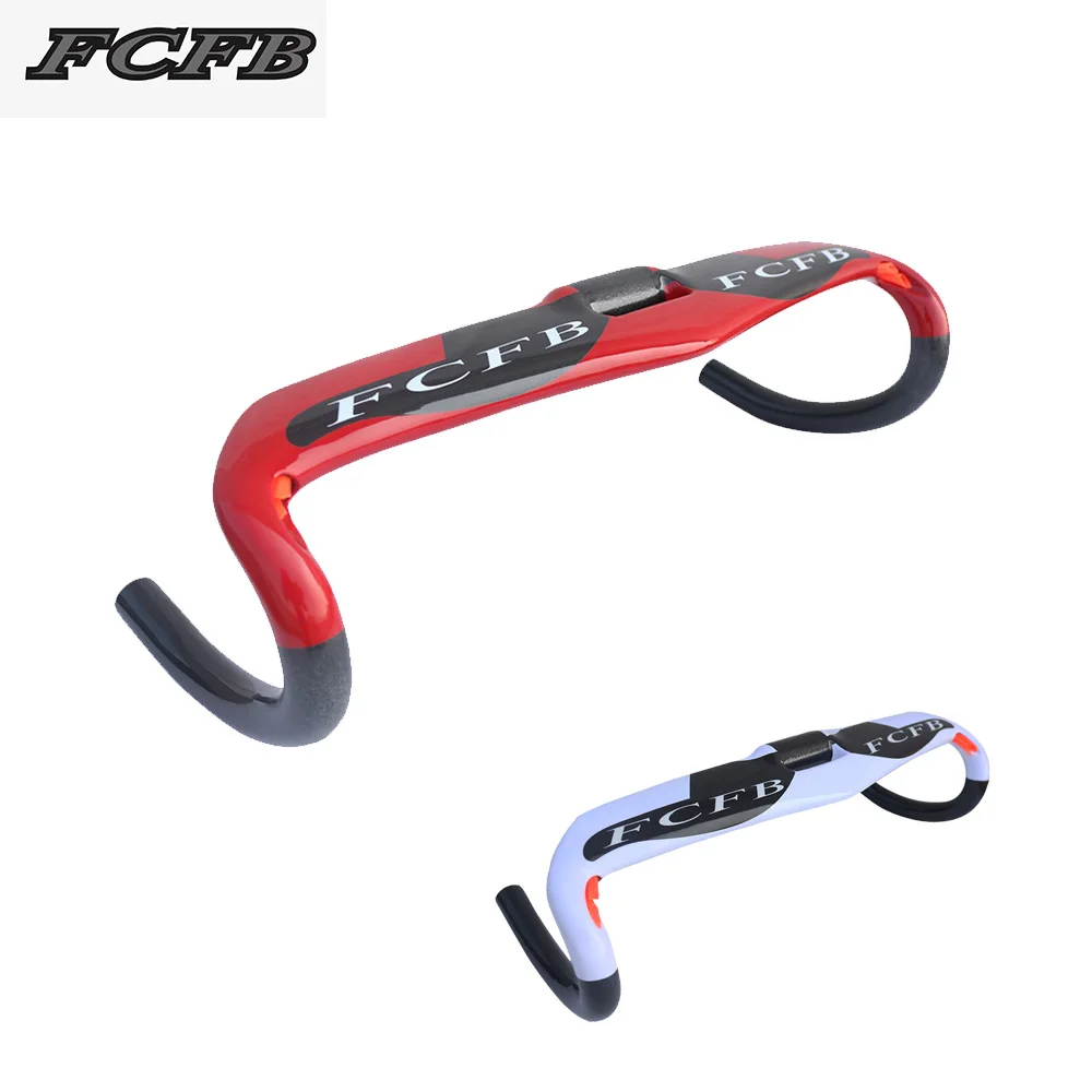 FCFB углеродный руль для шоссейного велосипеда интегрированный с углеродным рулем