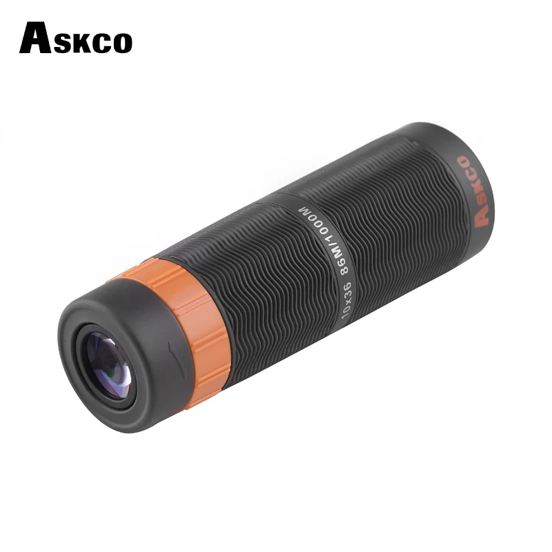 Монокулярный телескоп Askco HD 10X36 водонепроницаемый призматический бинокль Bak4 с