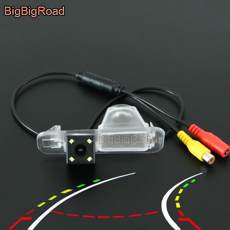 

BigBigRoad Car Intelligent Dynamic Trajectory Tracks Rear View Camera Night Vision For KIA Rio / K2 Sedan 2007 2008 2009 -2017