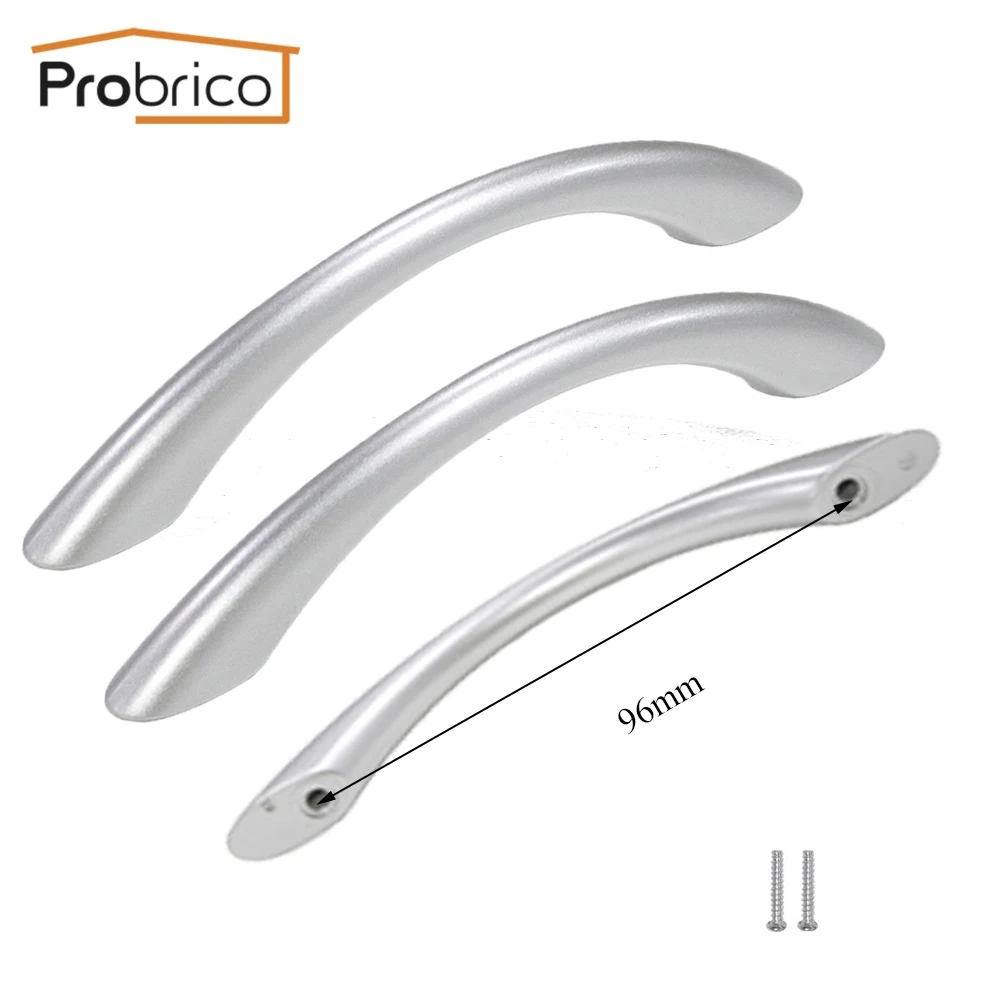 Probrico пластиковые ручки для шкафа мебельные ящиков тянет кухонное оборудование |