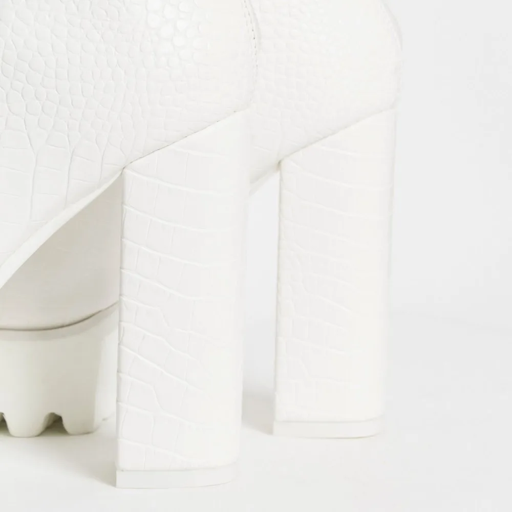 Женские ботинки Perixir модные летние на высоком каблуке шнуровке с перекрестной