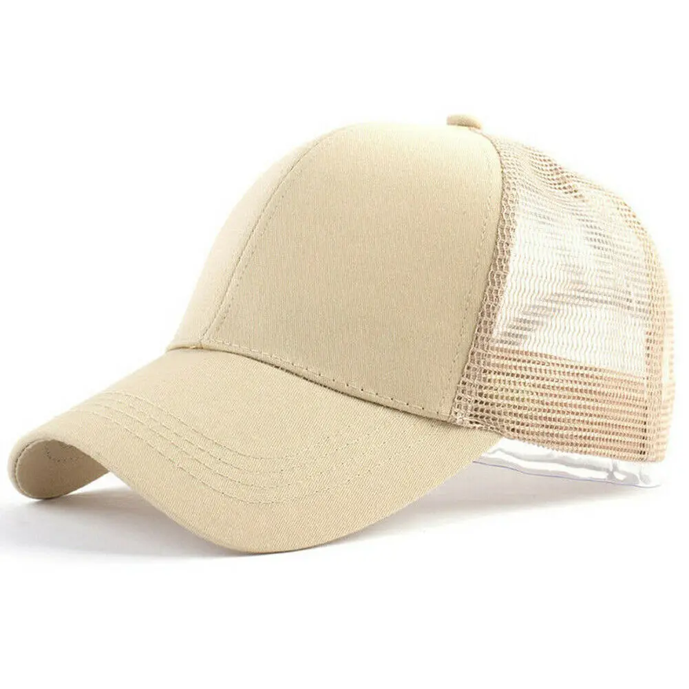 Новая Женская бейсбольная кепка с хвостиком Snapback летняя уличная спортивная сетчатая Шапка черного, белого, серого, розового цвета