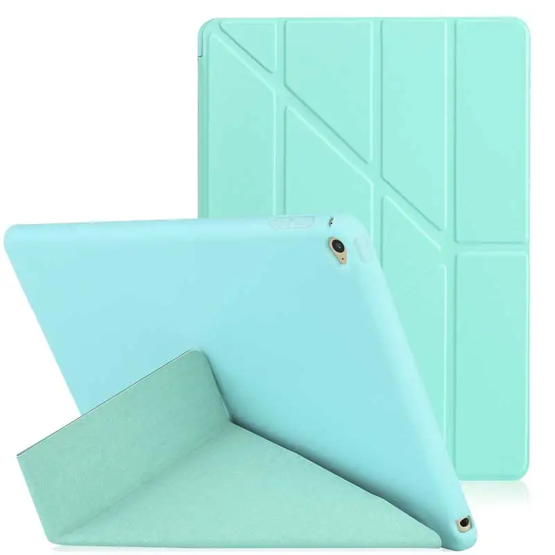 Ультратонкий деформированный ТПУ чехол кожаный для нового iPad 9 7 дюймов 2017