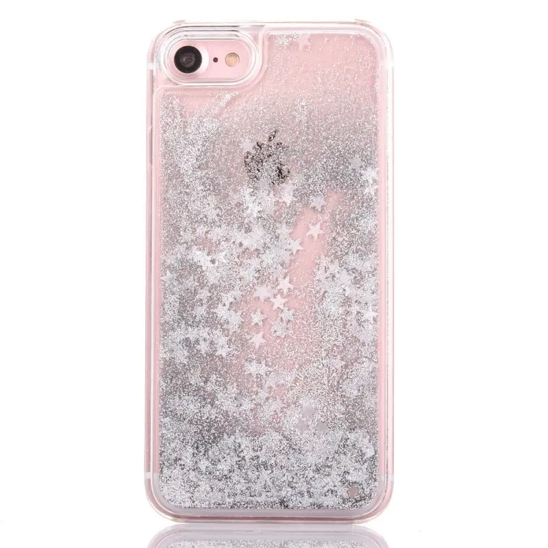 Блестящий Жидкий чехол для iphone 6s s Apple 6 plus 5 5s se 5c 4 4S телефона с динамичным песком |