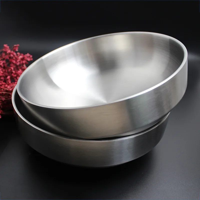 Холодная лапша из нержавеющей стали острые чаши для горячего риса миска супа