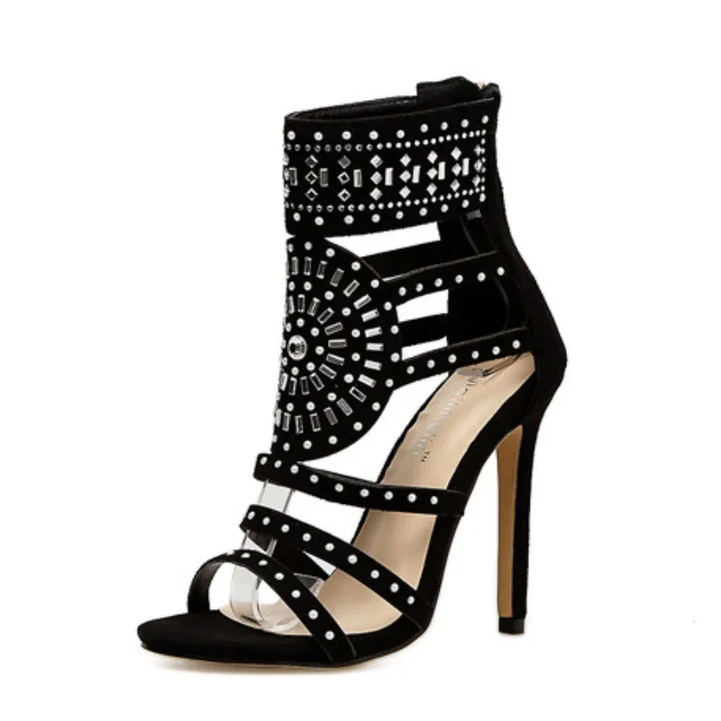 2018 обувь в римском стиле на высоком каблуке новые стильные женские летние